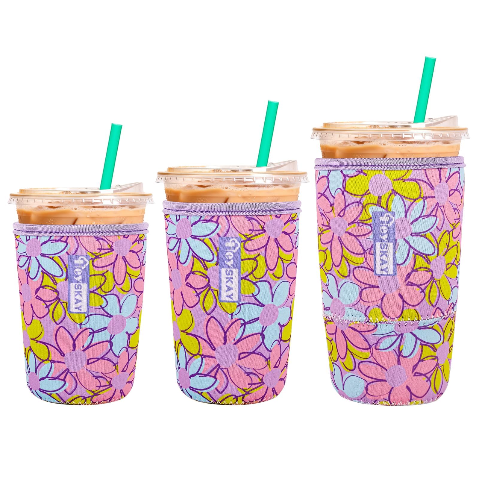 Amazon.com: HEYSKAY Insulated Coffee Cup Sleeves Reusable Neoprene